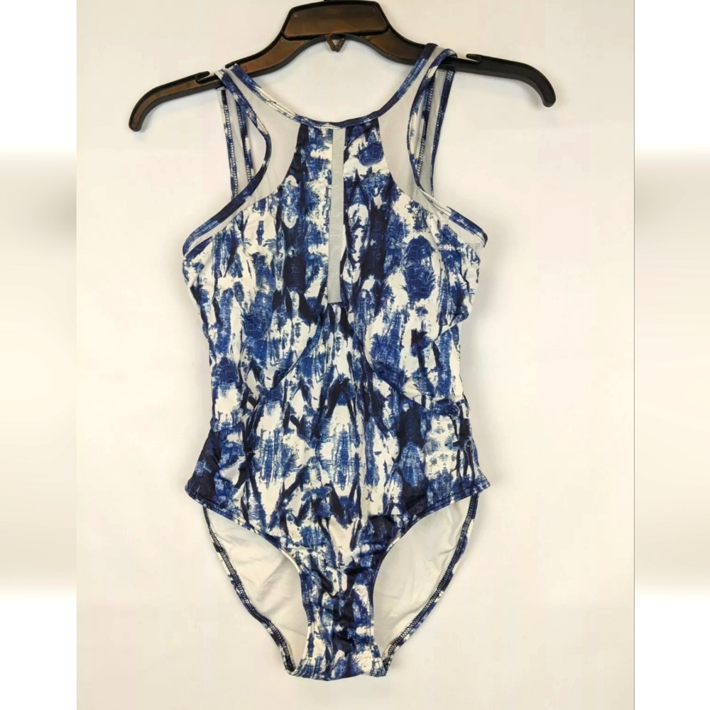 Jets by Jessika Allen One Piece Swimsuit, Blue, Women's 4